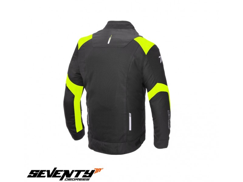 Geaca (jacheta) barbati Racing vara Seventy model SD-JR52 culoare: negru/galben fluor Geaca (jacheta) barbati Racing vara Seventy model SD-JR52 culoare: negru/galben fluor