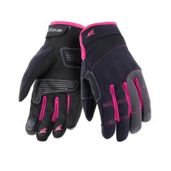 Manusi femei Urban vara Seventy model SD-C50 negru/roz - degete tactile