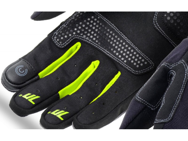 Manusi femei Urban vara Seventy model SD-C50 negru/galben - degete tactile Manusi femei Urban vara Seventy model SD-C50 negru/galben - degete tactile
