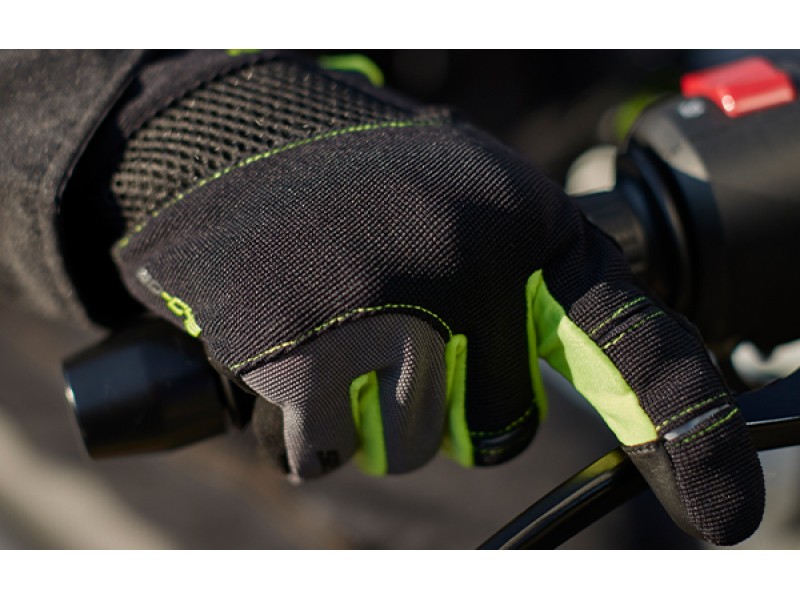 Manusi barbati Urban vara Seventy model SD-C48 negru/galben - degete tactile