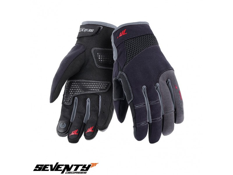 Manusi barbati Urban vara Seventy model SD-C48 negru/gri - degete tactile Manusi barbati Urban vara Seventy model SD-C48 negru/gri - degete tactile
