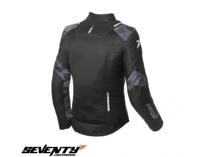 Geaca (jacheta) femei Racing vara Seventy model SD-JR54 culoare: negru/camuflaj Geaca (jacheta) femei Racing vara Seventy model SD-JR54 culoare: negru/camuflaj