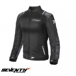 Geaca (jacheta) femei Racing vara Seventy model SD-JR54 culoare: negru/camuflaj Geaca (jacheta) femei Racing vara Seventy model SD-JR54 culoare: negru/camuflaj