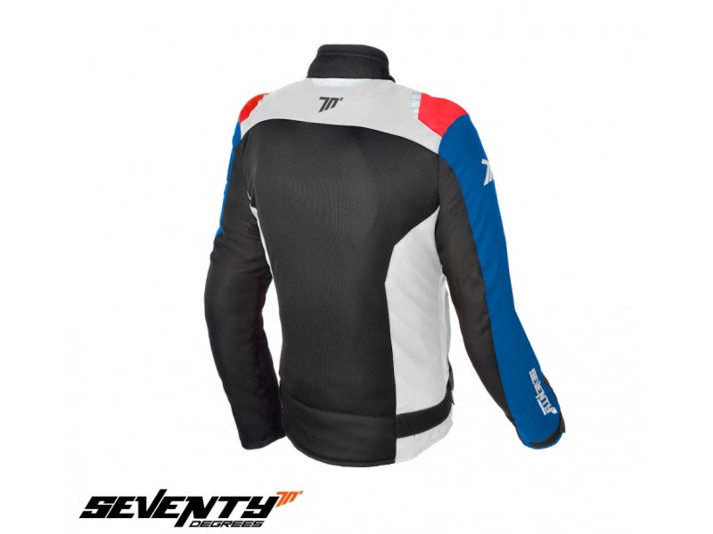 Geaca (jacheta) femei Racing vara Seventy model SD-JR50 culoare: negru/rosu/albastru Geaca (jacheta) femei Racing vara Seventy model SD-JR50 culoare: negru/rosu/albastru