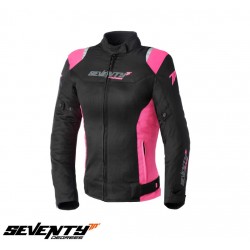 Geaca (jacheta) femei Racing vara Seventy model SD-JR50 culoare: negru/roz Geaca (jacheta) femei Racing vara Seventy model SD-JR50 culoare: negru/roz