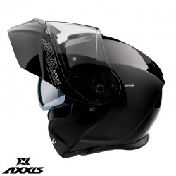 Casca modulabila Axxis model Gecko SV A1 negru lucios (ochelari soare integrati) Casca modulabila Axxis model Gecko SV A1 negru lucios (ochelari soare integrati)