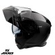 Casca modulabila Axxis model Gecko SV A1 negru lucios (ochelari soare integrati)