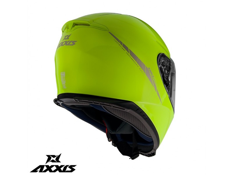 Casca integrala Axxis model Eagle SV A3 galben fluor lucios (ochelari soare integrati)