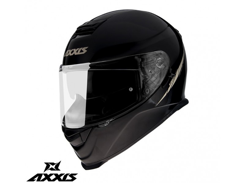 Casca integrala Axxis model Eagle SV A1 negru lucios (ochelari soare integrati)