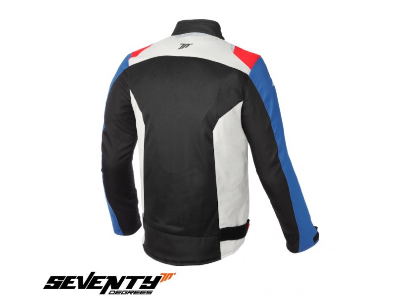 Geaca (jacheta) barbati Racing vara Seventy model SD-JR48 culoare: negru/rosu/albastru