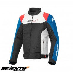 Geaca (jacheta) barbati Racing vara Seventy model SD-JR48 culoare: negru/rosu/albastru Geaca (jacheta) barbati Racing vara Seventy model SD-JR48 culoare: negru/rosu/albastru