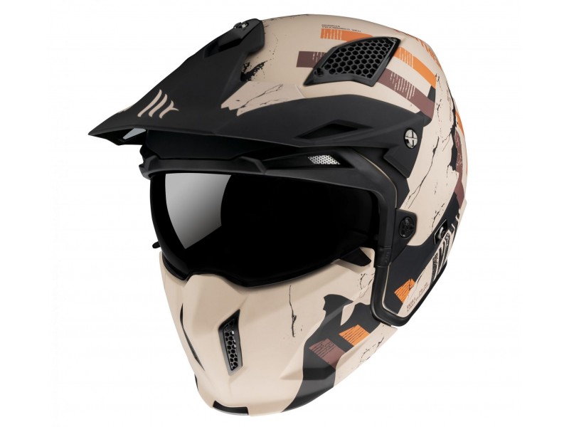Casca MT Streetfighter SV Skull2020 A14 portocaliu mat (ochelari soare integrati) - masca (protectie) barbie si cozoroc detasabile Casca MT Streetfighter SV Skull2020 A14 portocaliu mat (ochelari soare integrati) - masca (protectie) barbie si cozoroc detasabile
