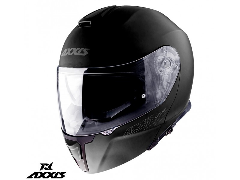 Casca modulabila Axxis model Gecko SV A1 negru mat (ochelari soare integrati) Casca modulabila Axxis model Gecko SV A1 negru mat (ochelari soare integrati)