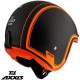 Casca Axxis model Hornet SV Royal A4 portocaliu fluor mat (ochelari soare integrati)