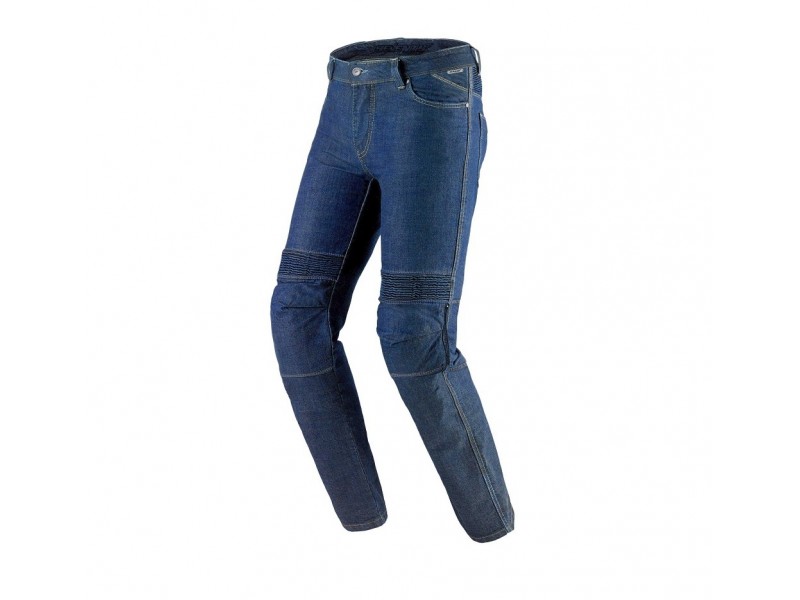 Blugi (jeans) moto femei Seventy model SD-PJ8 tip Slim fit culoare: albastru (insertii Aramid Kevlar)