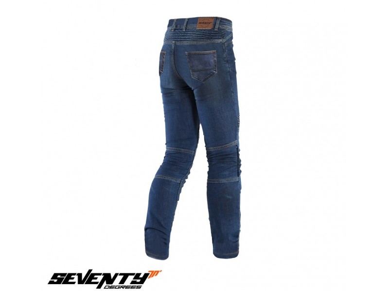 Blugi (jeans) moto femei Seventy model SD-PJ8 tip Slim fit culoare: albastru (insertii Aramid Kevlar) Blugi (jeans) moto femei Seventy model SD-PJ8 tip Slim fit culoare: albastru (insertii Aramid Kevlar)