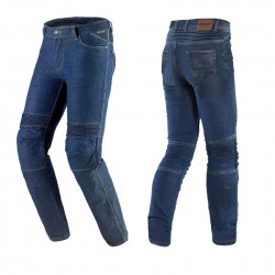 Blugi (jeans) moto barbati Seventy model SD-PJ6 tip Slim fit culoare: albastru (insertii Aramid Kevlar)