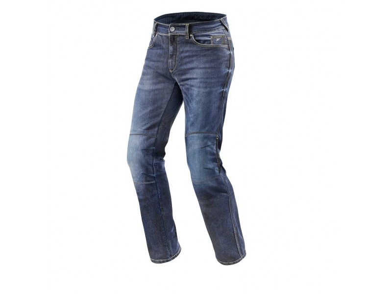 Blugi (jeans) moto femei Seventy model SD-PJ4 tip Regular fit culoare: albastru (cu insertii Aramid Kevlar)