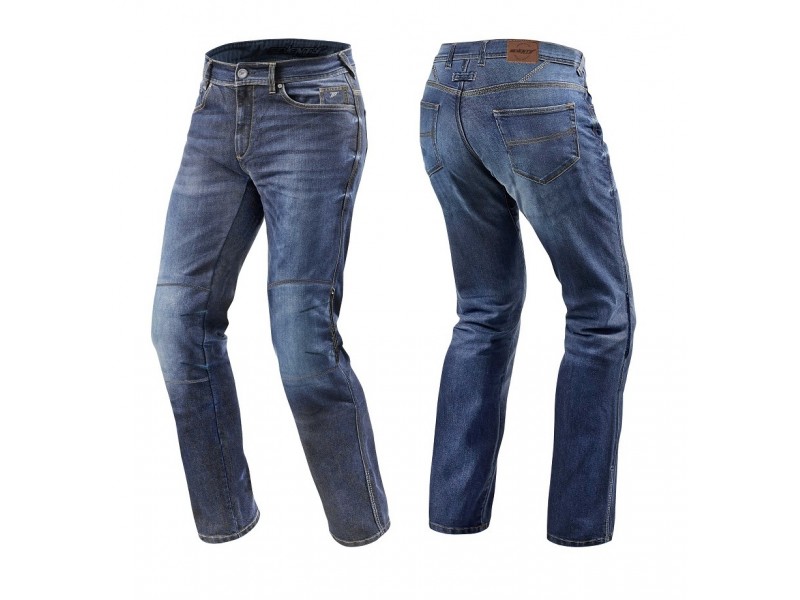 Blugi (jeans) moto femei Seventy model SD-PJ4 tip Regular fit culoare: albastru (cu insertii Aramid Kevlar)