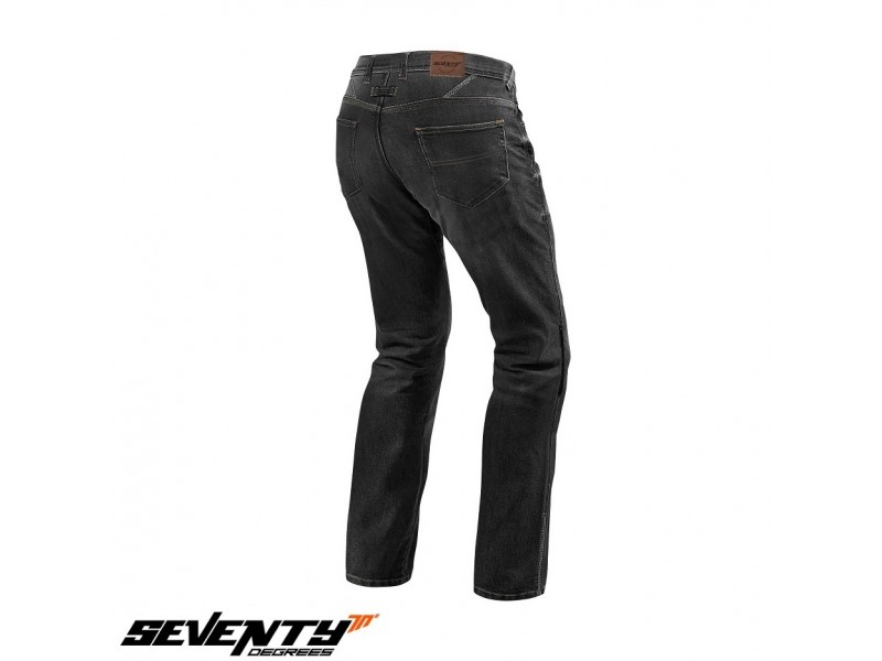 Blugi (jeans) moto femei Seventy model SD-PJ4 tip Regular fit culoare: negru (cu insertii Aramid Kevlar) Blugi (jeans) moto femei Seventy model SD-PJ4 tip Regular fit culoare: negru (cu insertii Aramid Kevlar)