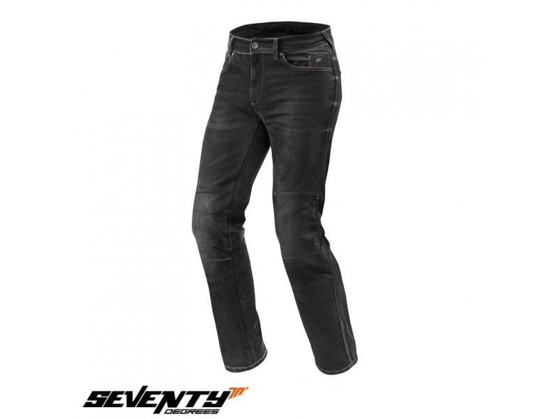 Blugi (jeans) moto femei Seventy model SD-PJ4 tip Regular fit culoare: negru (cu insertii Aramid Kevlar) Blugi (jeans) moto femei Seventy model SD-PJ4 tip Regular fit culoare: negru (cu insertii Aramid Kevlar)