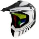Casca off road MT Falcon Warrior B0 alb/negru lucios Casca off road MT Falcon Warrior B0 alb/negru lucios