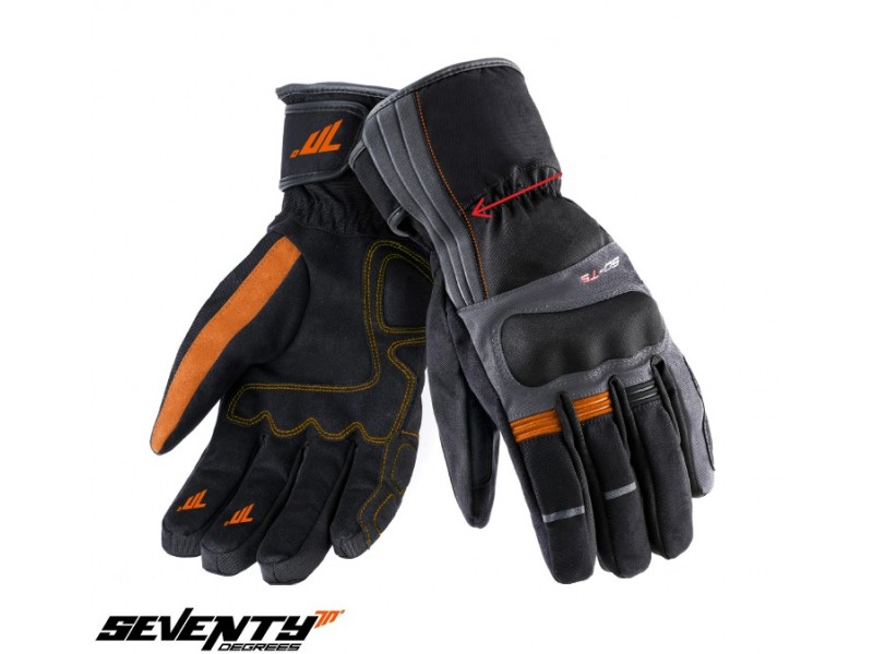 Manusi barbati Touring iarna Seventy model SD-T5 negru/gri/portocaliu – WinterTex Manusi barbati Touring iarna Seventy model SD-T5 negru/gri/portocaliu – WinterTex