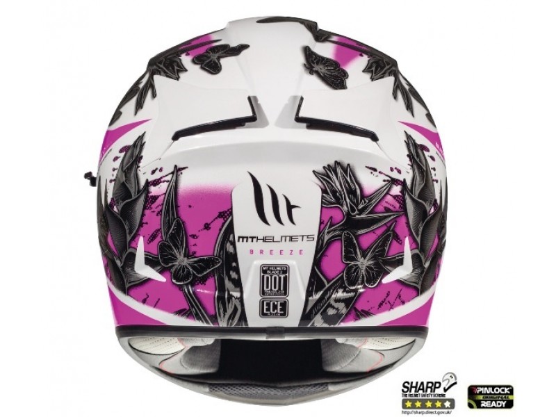 Casca integrala motociclete MT Blade 2 SV Breeze D8 roz perlat lucios (ochelari soare integrati)