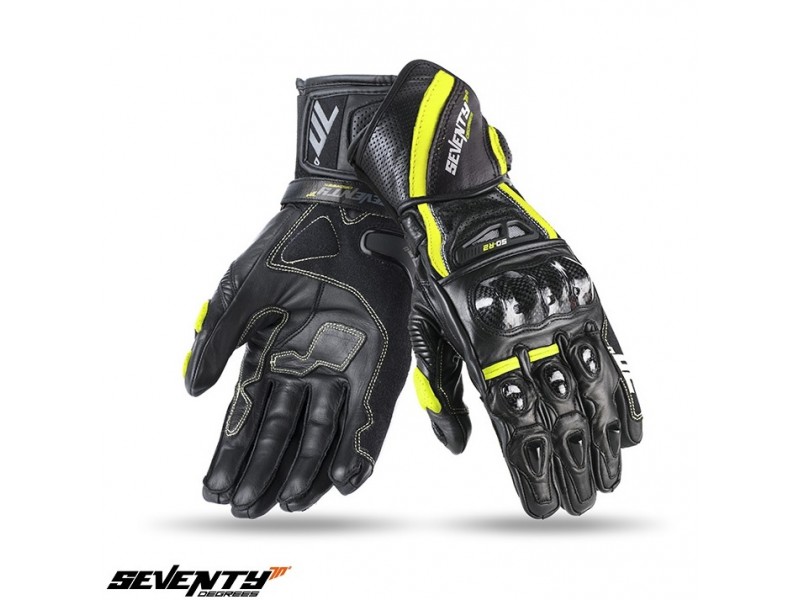 Manusi barbati racing vara Seventy model SD-R2 negru/galben Manusi barbati racing vara Seventy model SD-R2 negru/galben