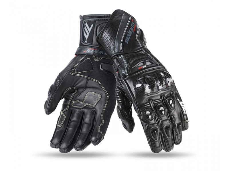Manusi barbati racing vara Seventy model SD-R2 negru/gri