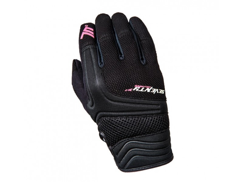 Manusi femei (dama) neoprene/textil Urban vara Seventy model SD-C28 negru/roz