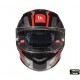 Casca integrala MT KRE Snake carbon 2.0 A5 negru/rosu lucios - 100% carbon