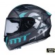Casca integrala MT KRE Snake Carbon Gabri A8 negru/gri mat - 100% carbon