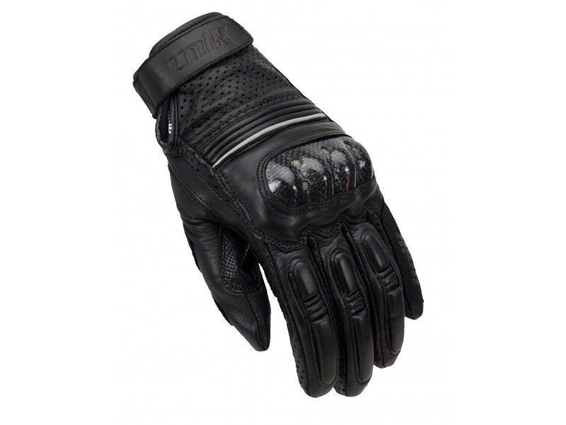 Manusi motociclete barbati piele Unik Racing model C-12 culoare: negru