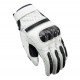 Manusi motociclete barbati piele Unik Racing model C-12 culoare: alb/negru Manusi motociclete barbati piele Unik Racing model C-12 culoare: alb/negru