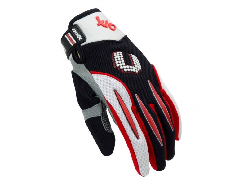 Manusi motociclete cross-enduro unisex Unik Racing model X-10 culoare: rosu