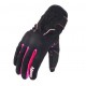Manusi femei (dama) motociclete Unik Racing model C-68 culoare: negru/roz