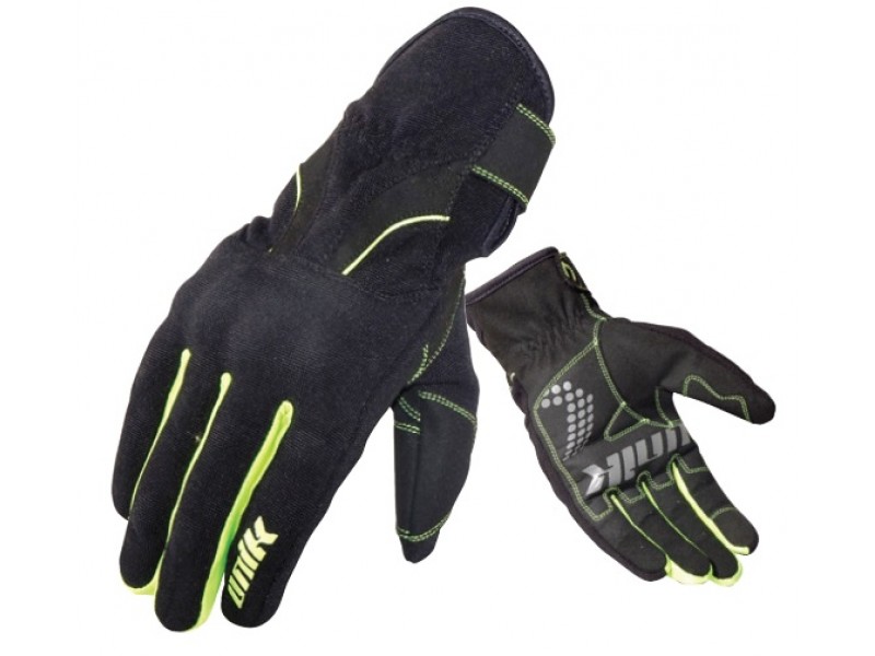 Manusi femei (dama) motociclete Unik Racing model C-68 culoare: negru/galben fluor Manusi femei (dama) motociclete Unik Racing model C-68 culoare: negru/galben fluor