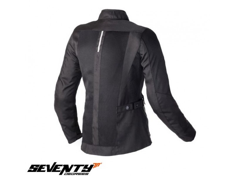 Geaca (jacheta) motociclete femei Urban vara Seventy model SD-JC34 culoare: negru Geaca (jacheta) motociclete femei Urban vara Seventy model SD-JC34 culoare: negru