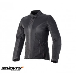Geaca (jacheta) motociclete femei Urban vara Seventy model SD-JC34 culoare: negru