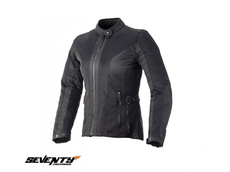 Geaca (jacheta) motociclete femei Urban vara Seventy model SD-JC34 culoare: negru Geaca (jacheta) motociclete femei Urban vara Seventy model SD-JC34 culoare: negru