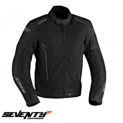 Geaca (jacheta) motociclete femei Touring vara Seventy model SD-JT36 culoare: negru/gri