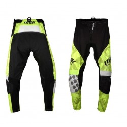 Pantaloni motociclete cross-enduro Unik Racing model MX01 culoare: negru/verde fluor Pantaloni motociclete cross-enduro Unik Racing model MX01 culoare: negru/verde fluor