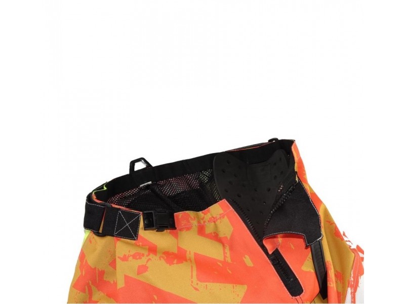 Pantaloni motociclete cross-enduro Unik Racing model MX01 culoare: portocaliu/verde fluor Pantaloni motociclete cross-enduro Unik Racing model MX01 culoare: portocaliu/verde fluor