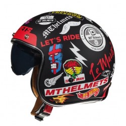 Casca open face motociclete MT Le Mans 2 SV Anarchy A1 negru mat (ochelari soare integrati) Casca open face motociclete MT Le Mans 2 SV Anarchy A1 negru mat (ochelari soare integrati)
