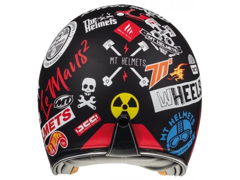 Casca open face motociclete MT Le Mans 2 SV Anarchy A1 negru mat (ochelari soare integrati)