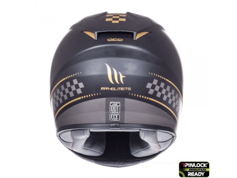 Casca integrala motociclete MT Rapide Revival A1 negru/gri mat (fibra sticla) Casca integrala motociclete MT Rapide Revival A1 negru/gri mat (fibra sticla)