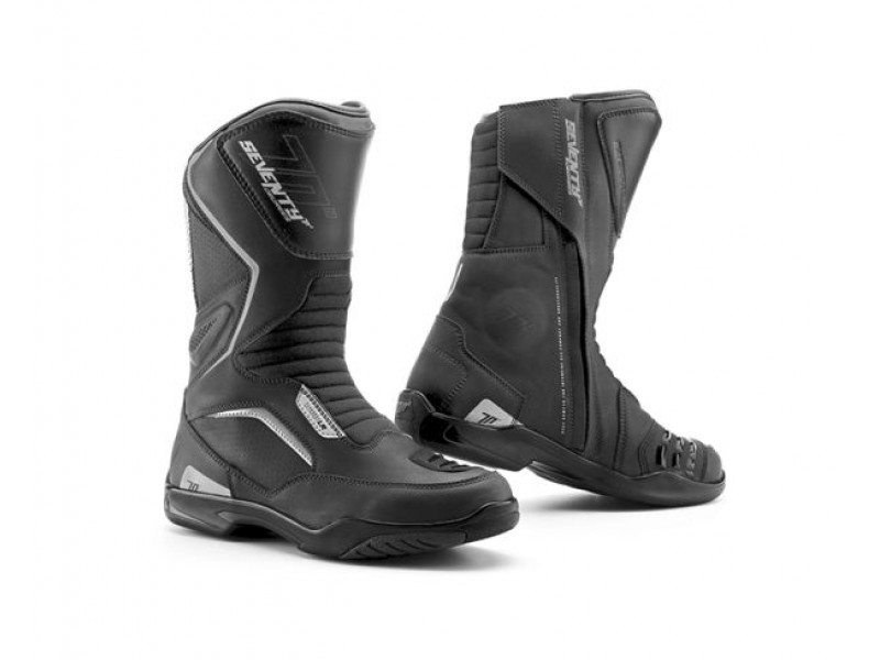 Ghete (cizme) moto Touring Unisex Seventy model SD-BT2 culoare: negru