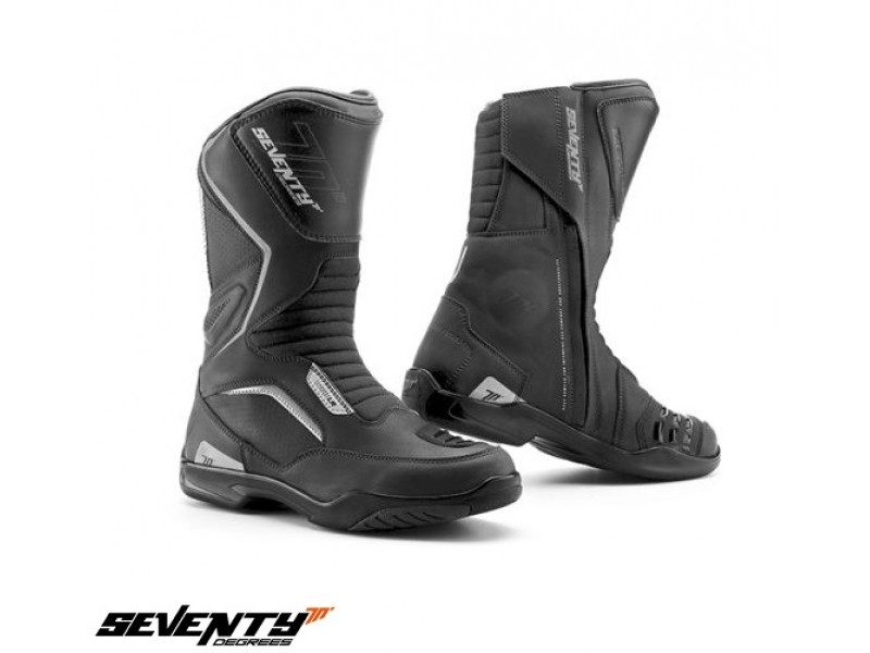 Ghete (cizme) moto Touring Unisex Seventy model SD-BT2 culoare: negru