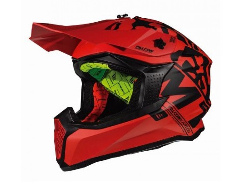 Casca off road motociclete MT Falcon Karson F1 rosu mat Casca off road motociclete MT Falcon Karson F1 rosu mat